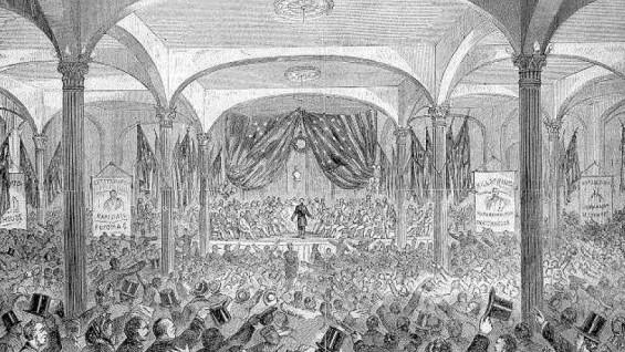 The Great Hall in 1865