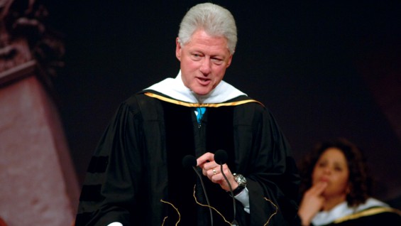 President Clinton spoke at the 2006 Commencement Ceremony