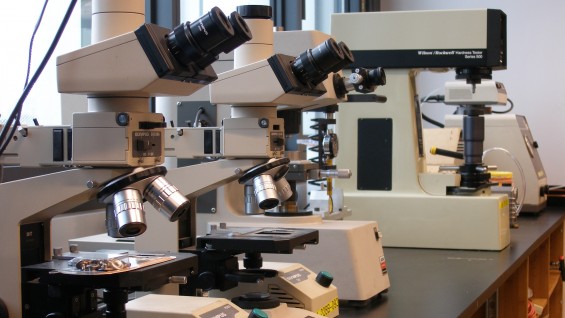 Microscopes and Rockwell Hardness Tester