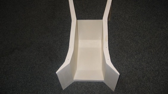 Fiberglass Flow-Accelerating Flume