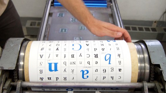 Producing letterpress prints for Type@Cooper