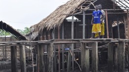 Stilt housing in the Bakassi peninsula. Photo courtesy of Eze Imade Eribo