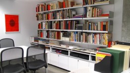 The Herb Lubalin Study Center’s resource room and library  