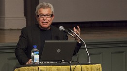 Daniel Libeskind at the Great Hall, April 2013. photo by Joao Enxuto