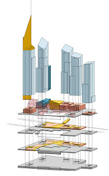 Freedom Tower underground cross section
